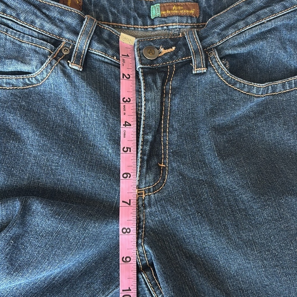 Wrangler Aura Blue Denim Jeans Size 6P Tall - Picture 5 of 7
